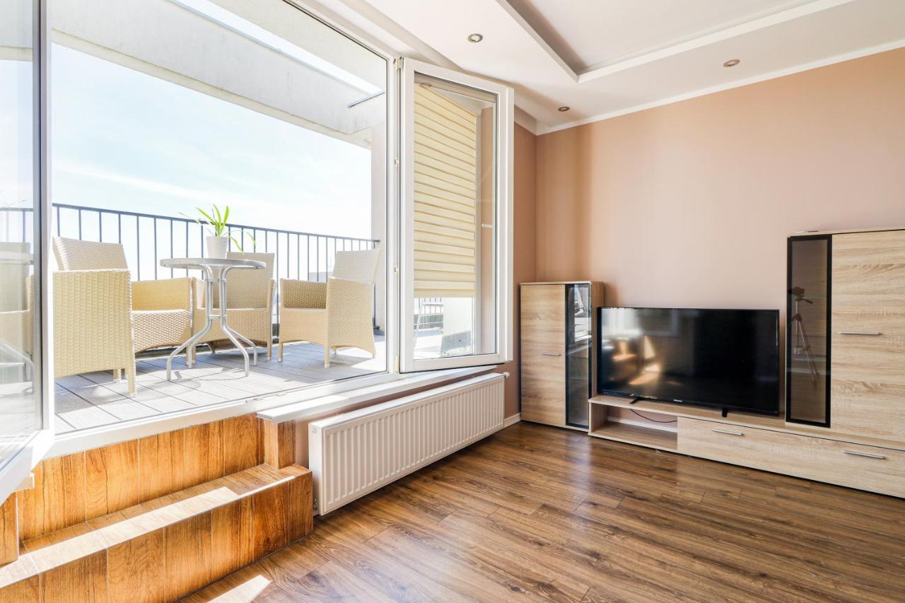 Apartament Morena Z Widokiem Z Tarasu Na Morze Swinoujscie Dış mekan fotoğraf