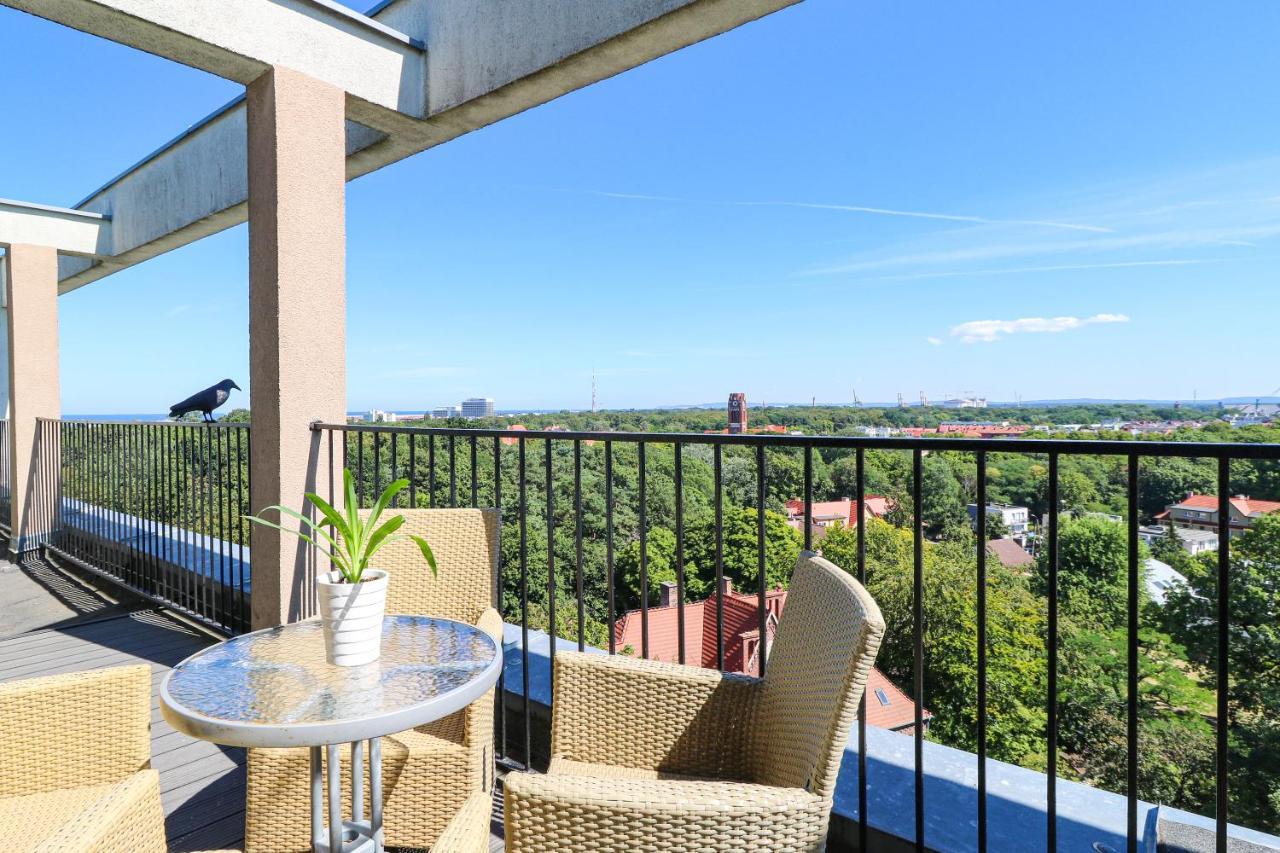 Apartament Morena Z Widokiem Z Tarasu Na Morze Swinoujscie Dış mekan fotoğraf